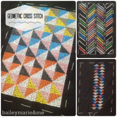 Geometric Cross Stitch | Bailey Marie & Me