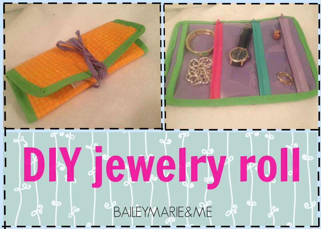 DIY Jewelry Roll [ Bailey Marie and Me]