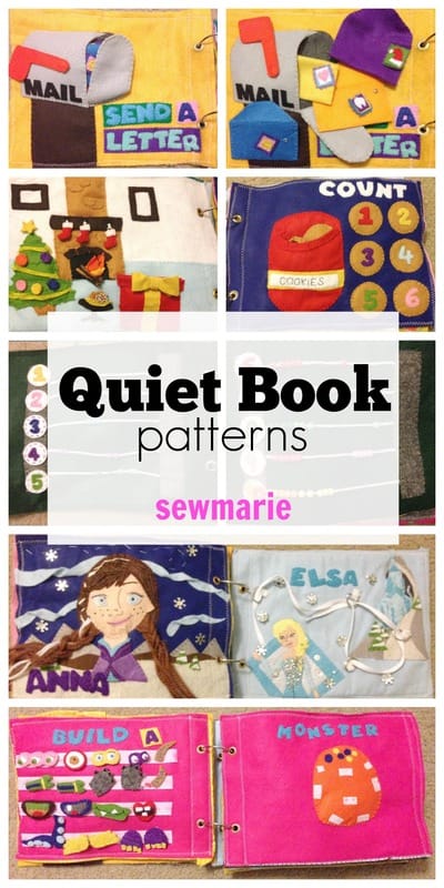 Quiet Book Patterns from SewMarie